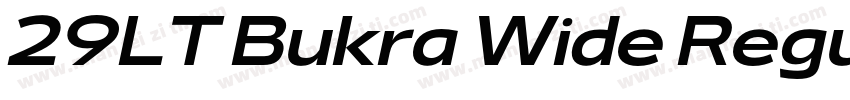 29LT Bukra Wide Regular字体转换